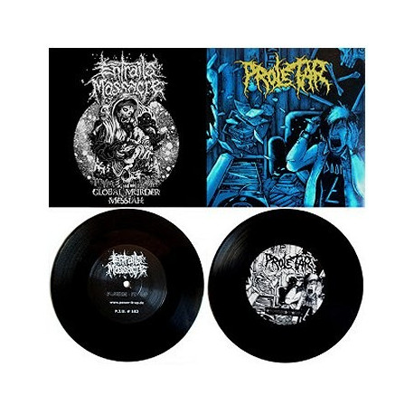 ENTRAILS MASSACRE // PROLETAR - Split 7" ENTRAILS MASSACRE // PROLETAR - Split 7"