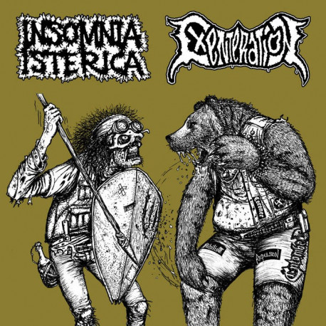 INSOMNIA ISTERICA // EXENTERATION - split 7" INSOMNIA ISTERICA // EXENTERATION - split 7"