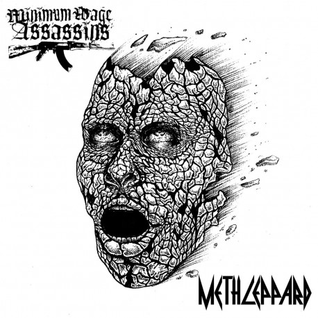 METH LEPPARD // MINIMUM WAGE ASSASSINS - Split 7" METH LEPPARD // MINIMUM WAGE ASSASSINS - Split 7"