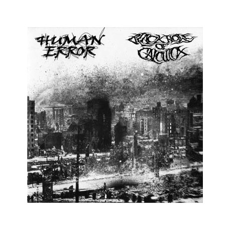 BLACK HOLE OF CALCUTTA // HUMAN ERROR split 7" BLACK HOLE OF CALCUTTA // HUMAN ERROR split 7"