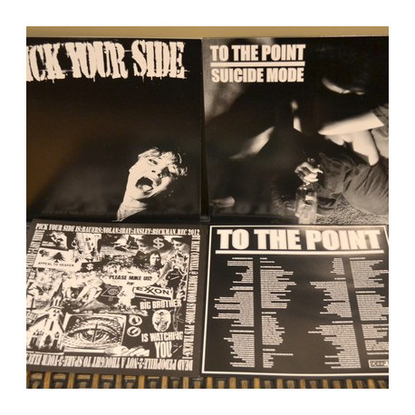 PICK YOUR SIDE // TO THE POINT - split 10" PICK YOUR SIDE // TO THE POINT - split 10"