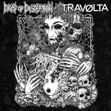 DAYS OF DESOLATION // TRAVØLTA - split 10"