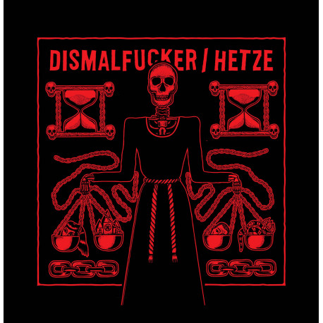 HETZE // DISMALFUCKER - split 12"LP